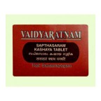 Vaidyaratnam Ayurvedic, Sapthasaram Kashaya Gulika 100 Tablets